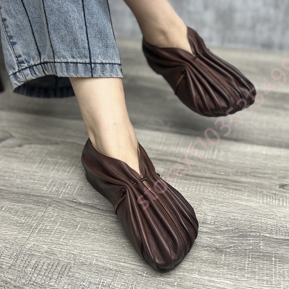 Mule Slip On - Zapatos planos informales de mujer, de