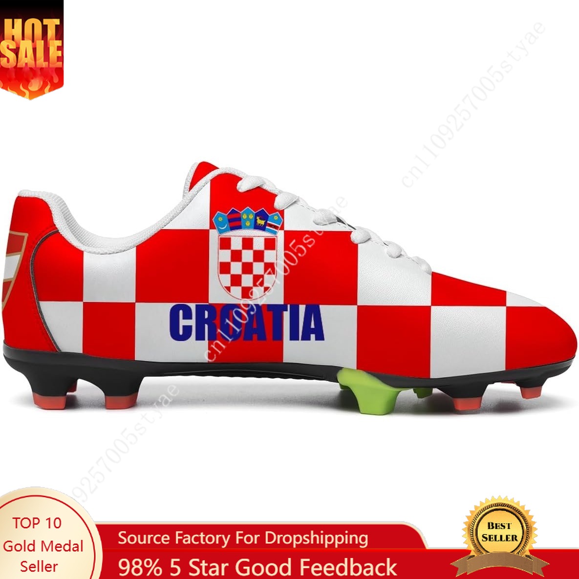 Oxford Lace Up Women - Zapatillas de Fútbol con la Bandera