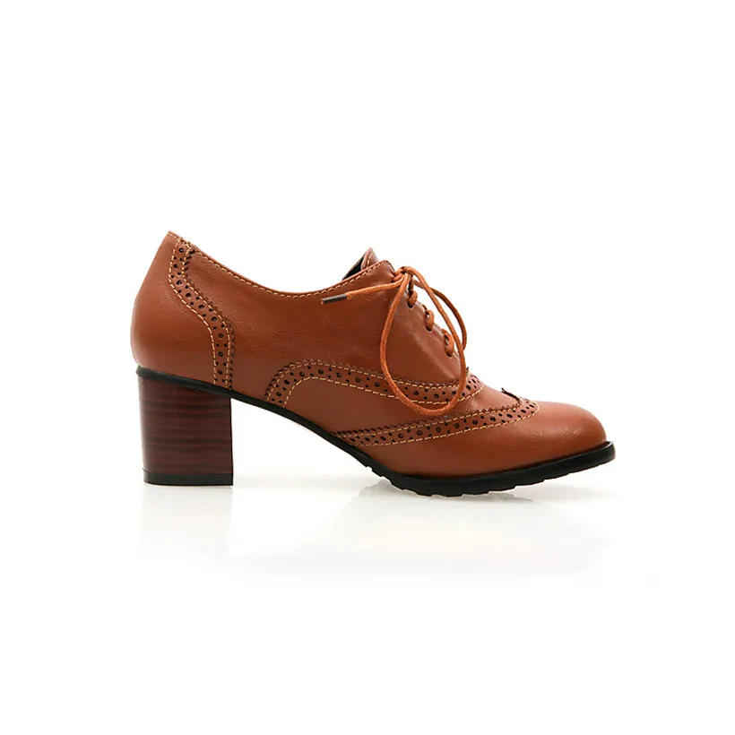 Zapatos Oxford británicos para - Oxford Lace Up Women reseña y precio