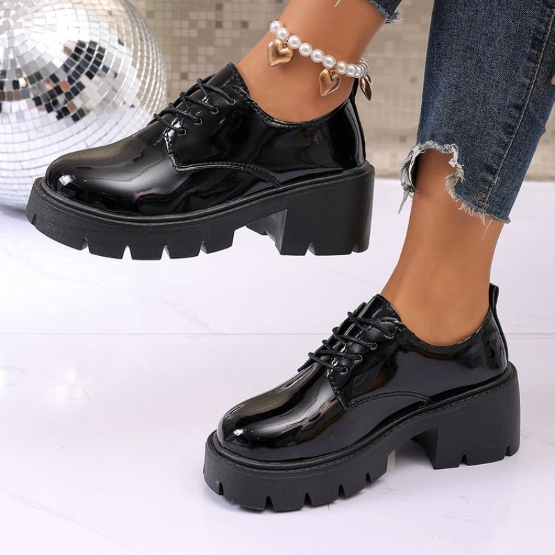 Zapatos Planos de Plataforma N - Oxford Lace Up Women reseña y precio