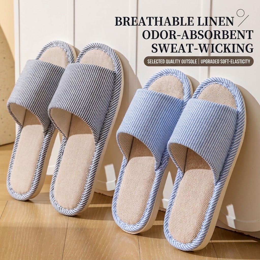 Pantuflas de Lino Transpirable - Mule Slip On reseña y precio