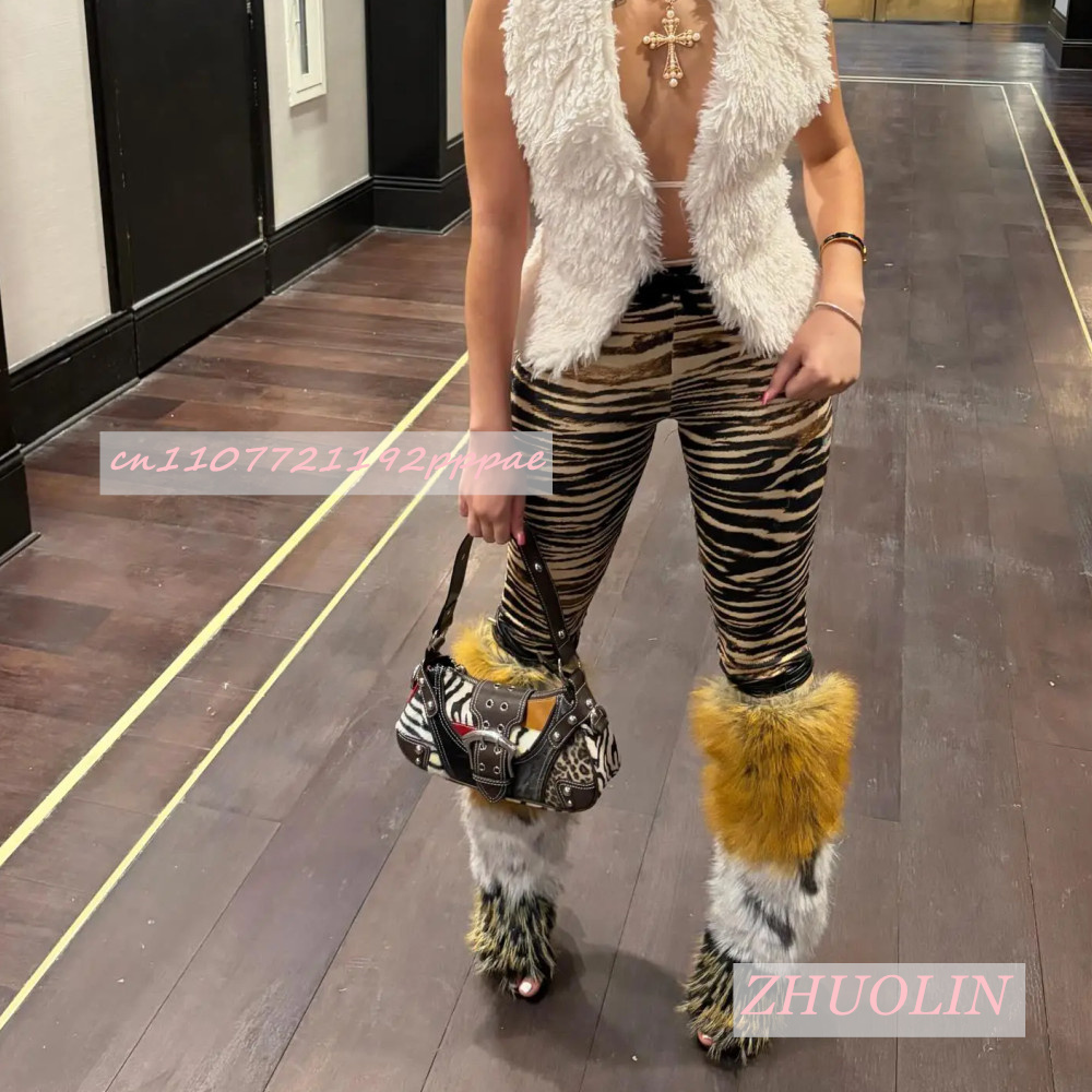 Sandalias de tacón alto retro  - Knee High Boots Women reseña y precio